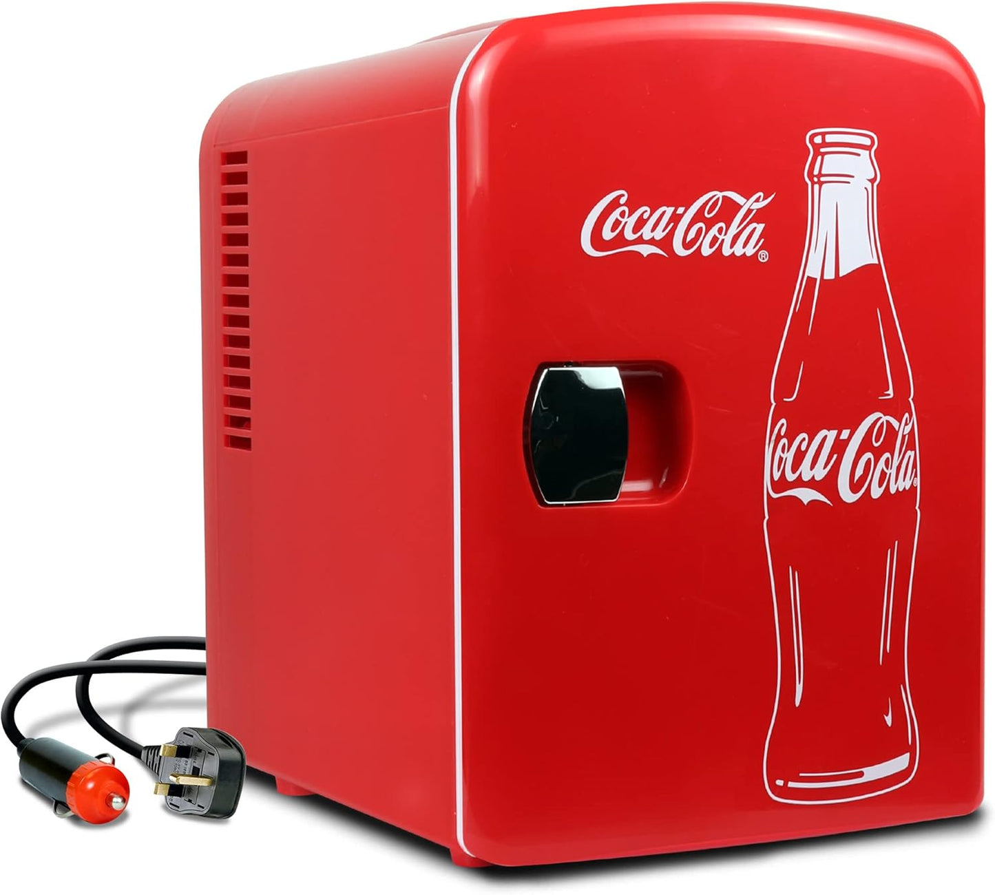 Coca-Cola Mini Fridge - 4L Retro Cooler & Warmer for Car & Home