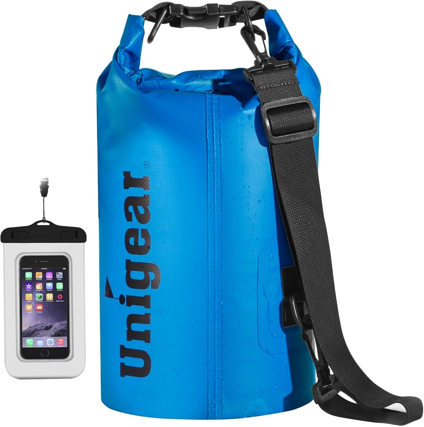 Unigear Dry Bag 2L-40L – 100% Waterproof for Kayaking, Swimming, Beach