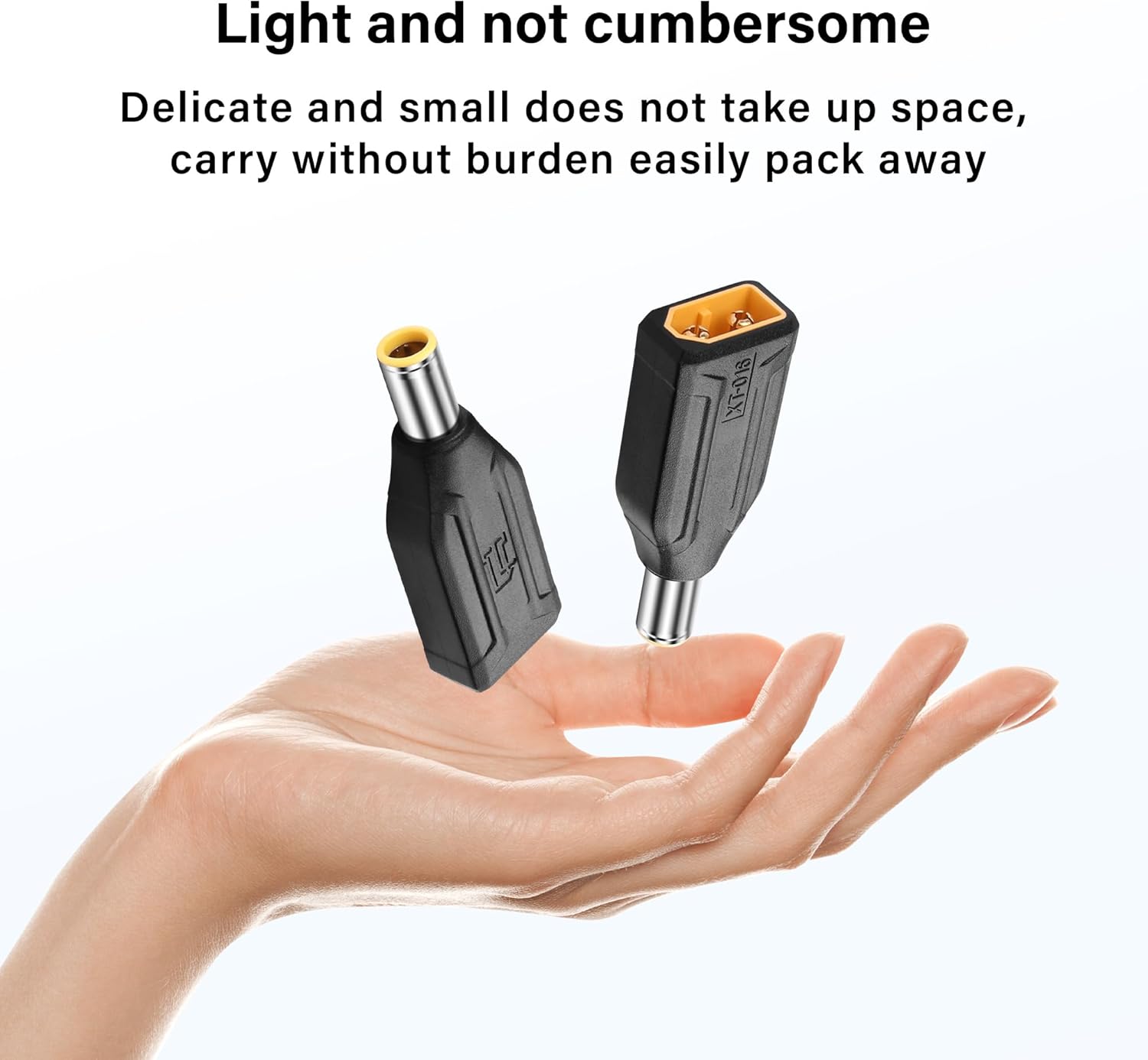 2-Pack XT60 to DC7909 Adapter | Plug & Play for Solar & Power Station