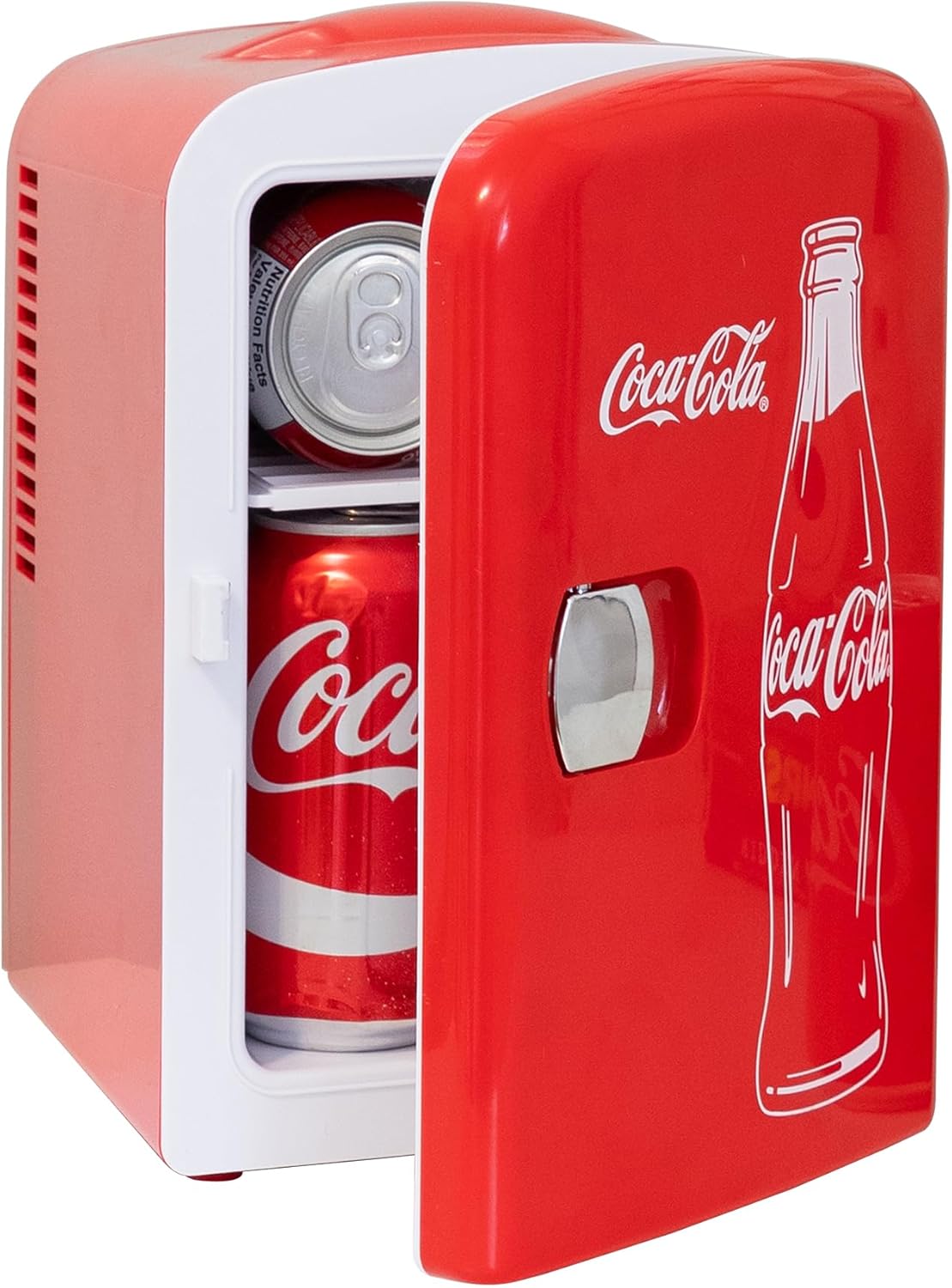 Coca-Cola Mini Fridge - 4L Retro Cooler & Warmer for Car & Home