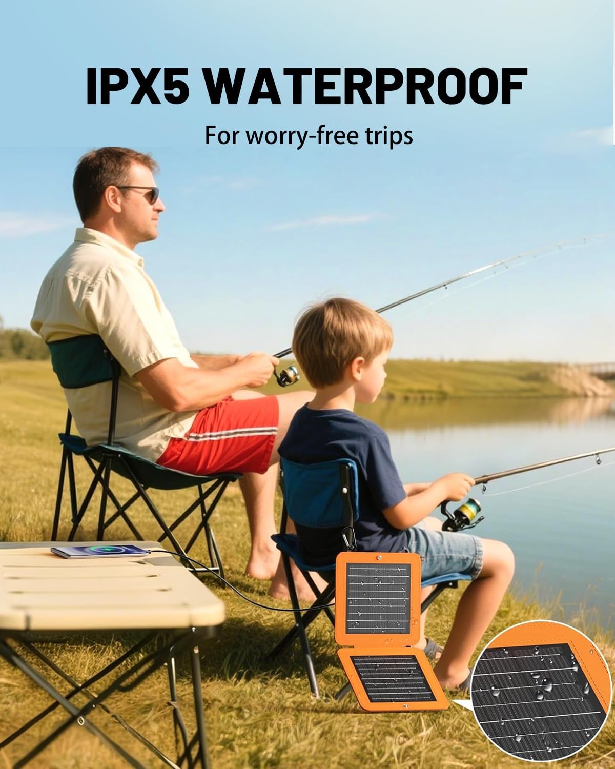 SOLUPUP Solar Panel 10W-200W | Solar Charger for Phone & Power Station