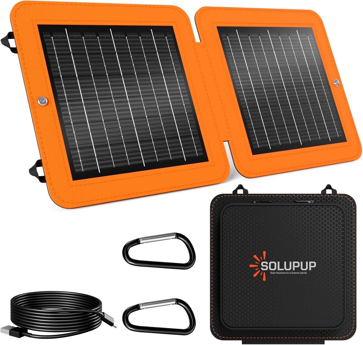 SOLUPUP Solar Panel 10W-200W | Solar Charger for Phone & Power Station