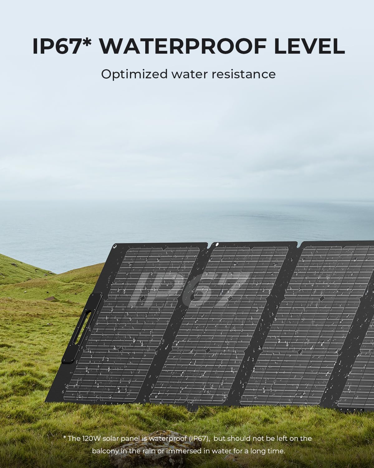 BLUETTI PV100 100W Solar Panel - Foldable & Waterproof Solar Charger