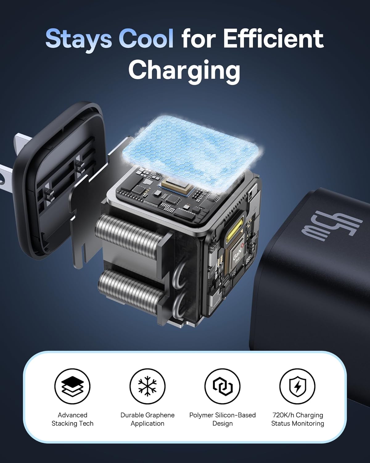 Baseus 45W PicoGo Fast Wall Charger - Compact & Powerful