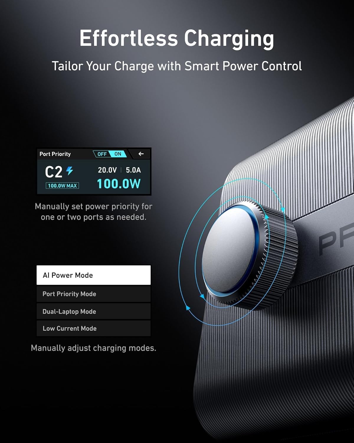 Anker Prime 250W 6-Port GaN USB C Charging Station LCD Display