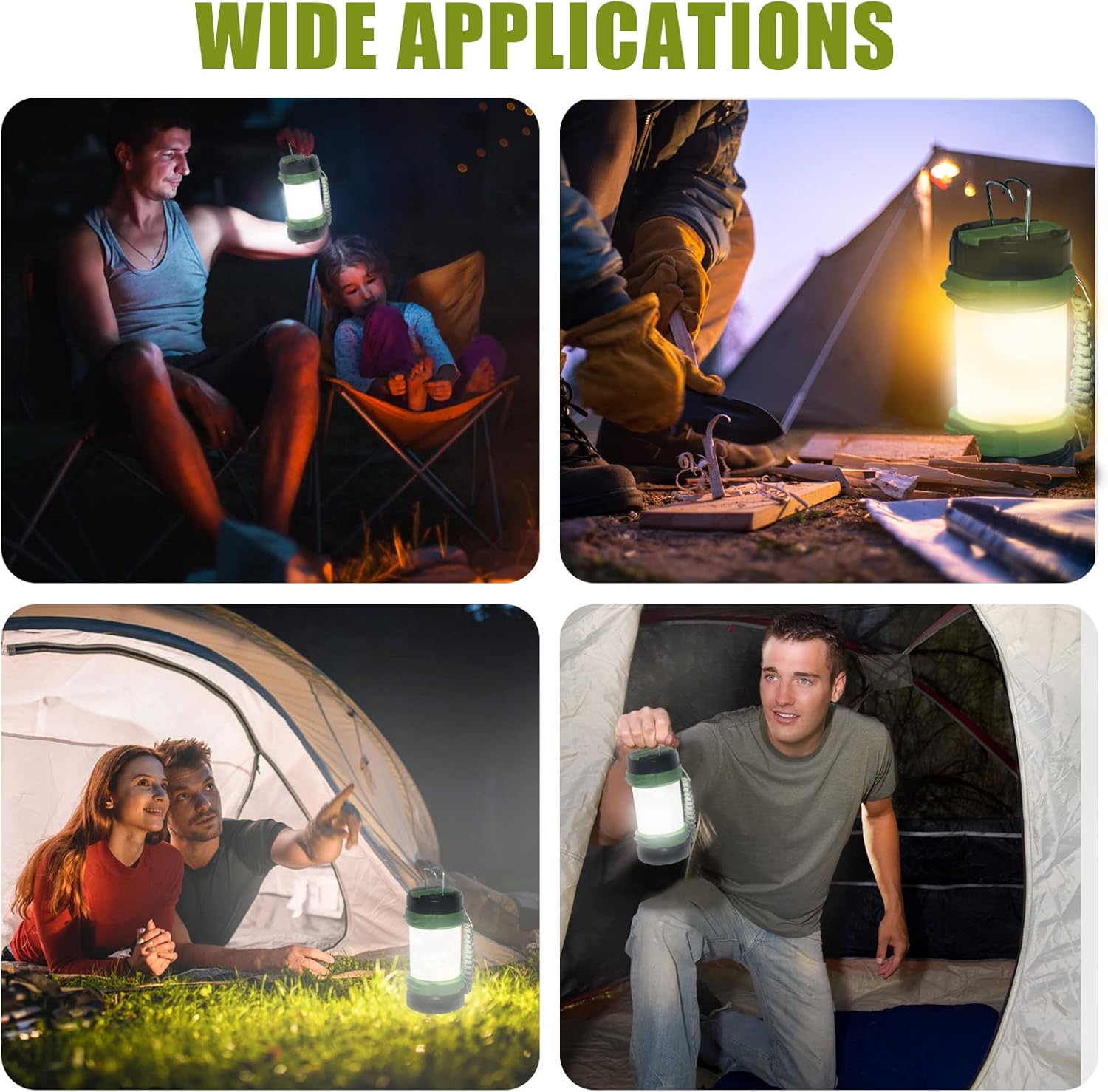 Luxela Beam Pro™ Rechargeable Camping Lantern & Flashlight – 1000LM Bright, 6 Modes, IPX4 Waterproof, USB-C Charging w/ 2-Way Hook for Emergencies, Power Outages & Adventures!