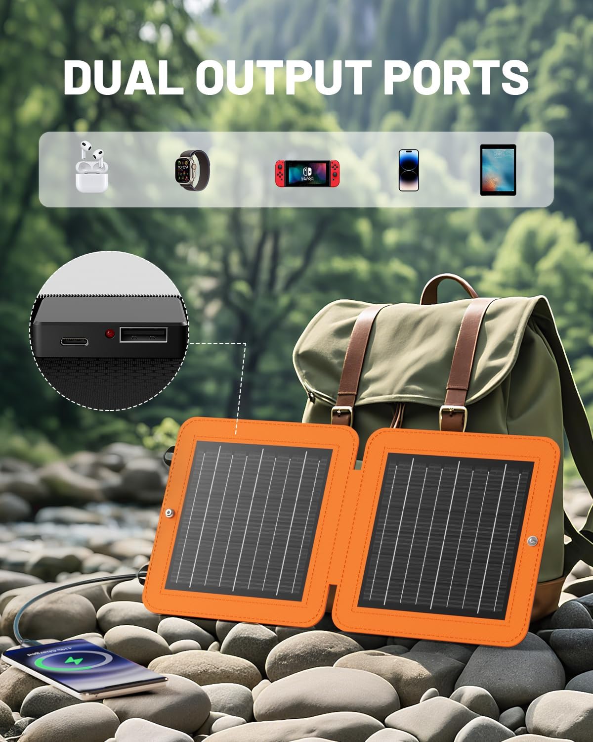 SOLUPUP Solar Panel 10W-200W | Solar Charger for Phone & Power Station