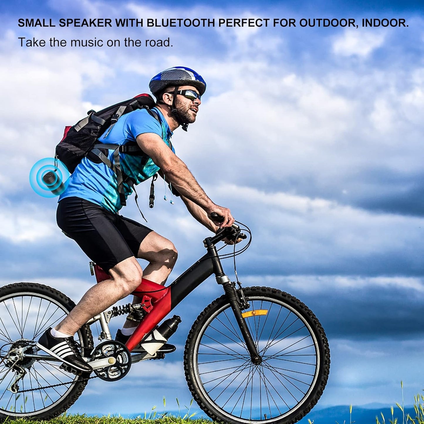 Portable Bluetooth Speaker - 360° Sound, IP65 Waterproof, 10H Play