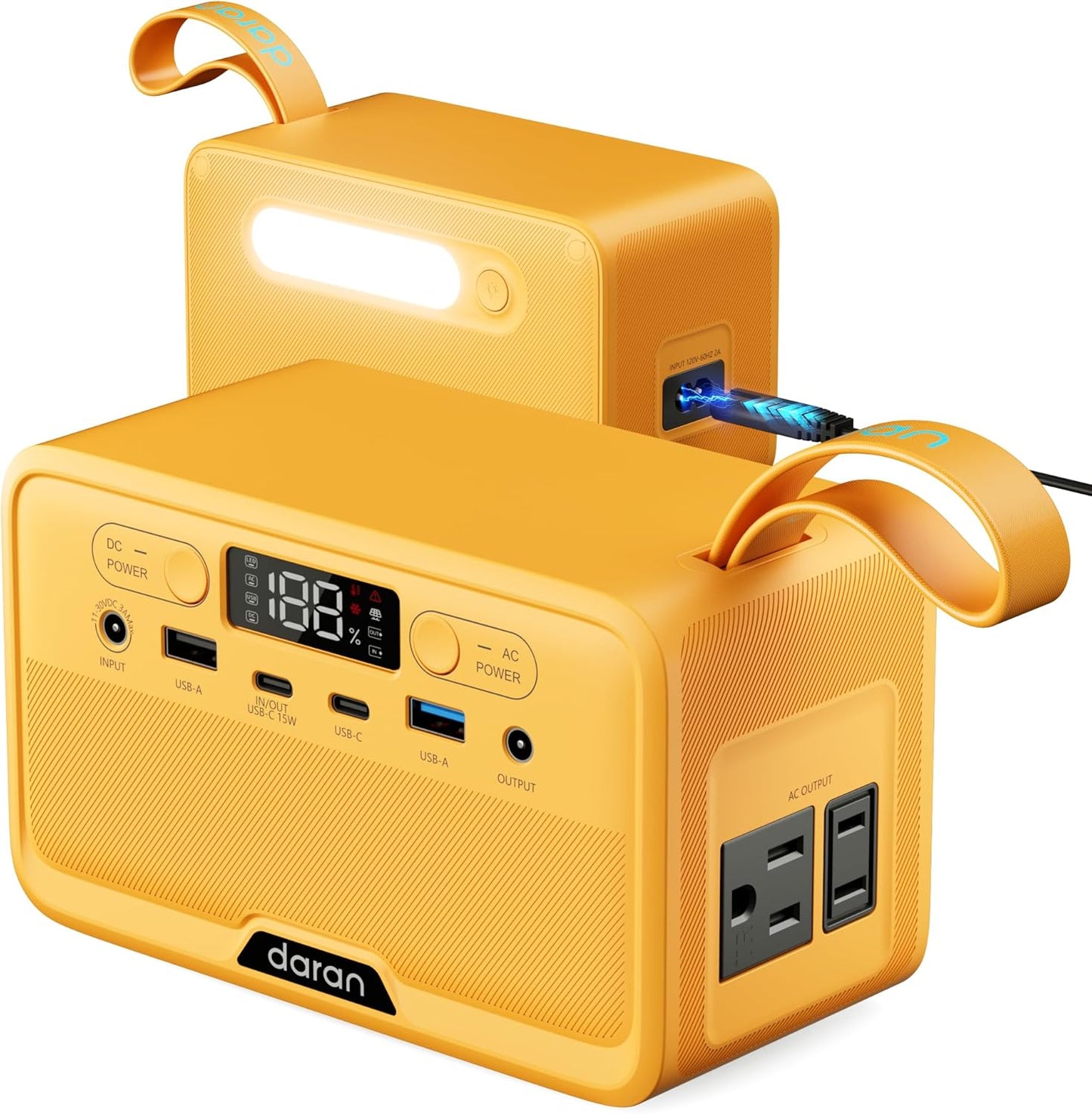100W Portable Power Station - 28,000mAh LiFePO4 Battery, AC Outlets