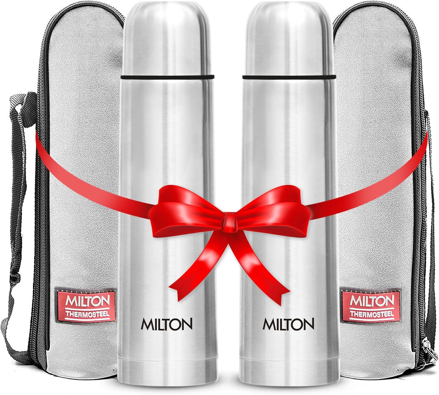 Milton 24Hr Thermosteel Flask,350ml-1000ml,Vacuum Insulated,Leak-Proof