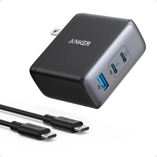 Anker 100W Nano Charger | 3-Port GaN II Wall Charger