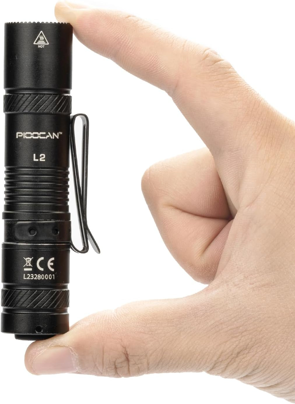 1200LM USB-C Rechargeable EDC Flashlight – IPX6 Waterproof, 4 Modes, AA Compatible! Compact Tactical Light for Camping, Survival & Everyday Carry (Fits in Pocket!)